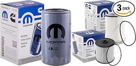 Mopar Genuine OEM Filters Bundle, Dodge Ram 6.7L Cummins Diesel Filter set